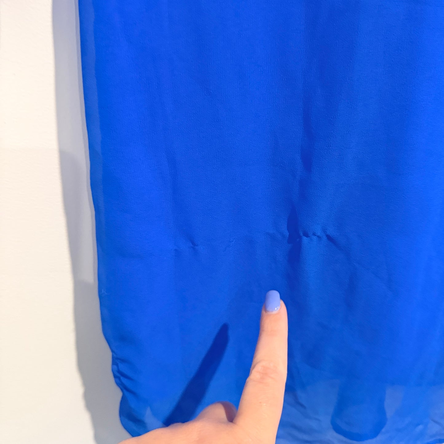 Brand Unknown Embroidered Tunic Blue - L / 42cm U/Arm