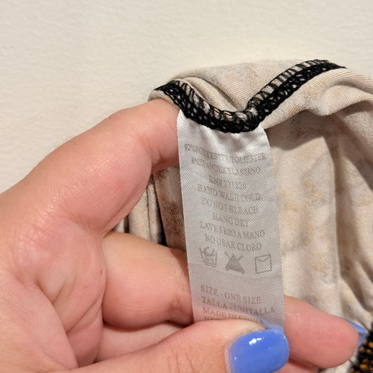 Brand Unknown Leopard Print Leggings Brown - One Size