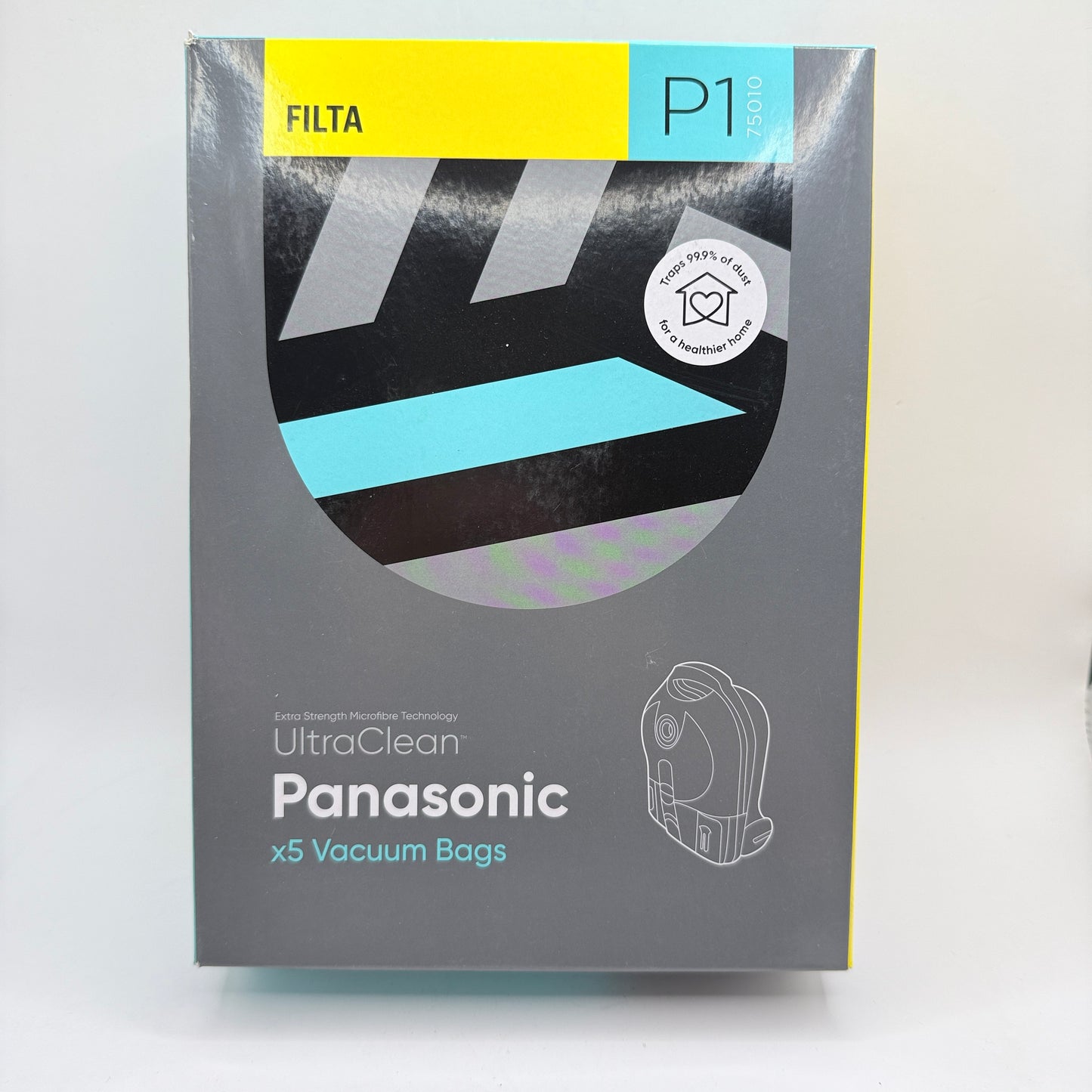 FILTA UltraClean Panasonic Vacuum Bags P1 - Pack of 5