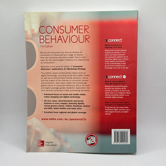 Consumer Behaviour: Implications for Marketing Strategy (7th Edition)