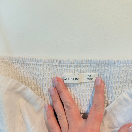 Glassons Size 10 Bandeau Cut-Out Dress