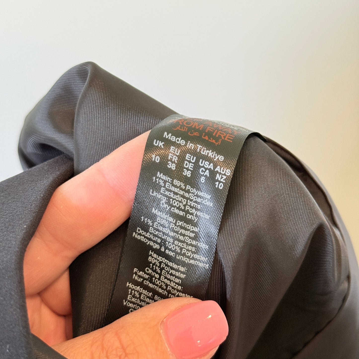 Coast Julie Kyath Metallic Pleat Detail Dress Size 10