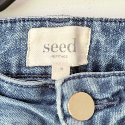 Seed Heritage Size 8 Light Wash Skinny Denim Jeans