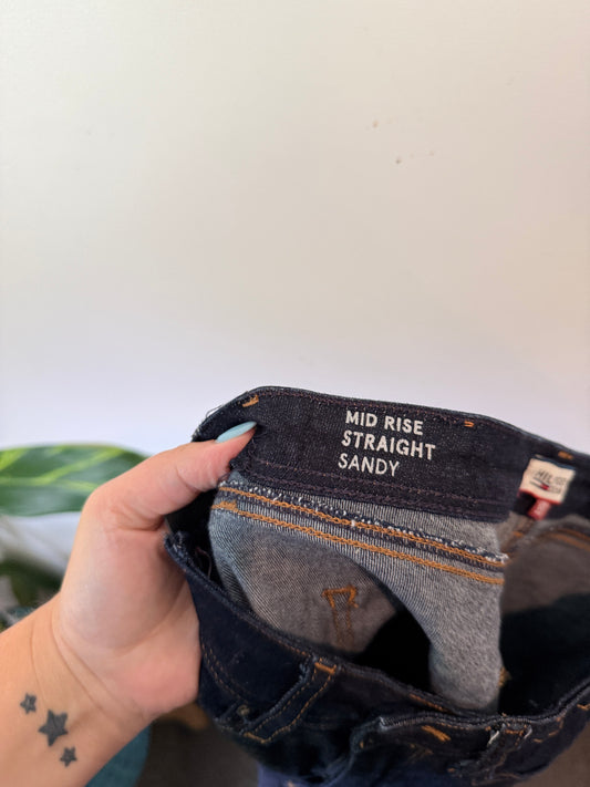 Tommy Hilfiger Denim Size 24/32 Waist 70cm Mid Rise Straight Sandy Jeans