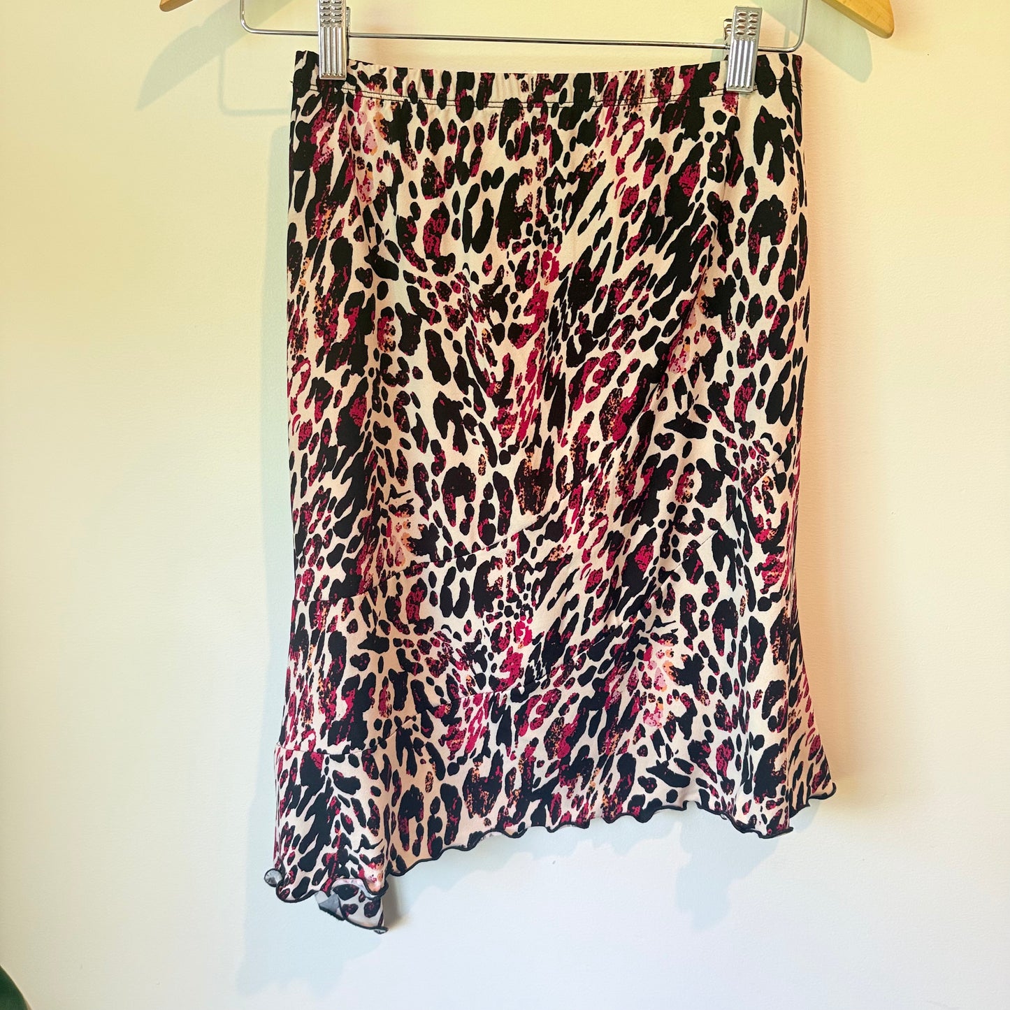 Glassons Leopard Animal Print Midi Skirt - Size M