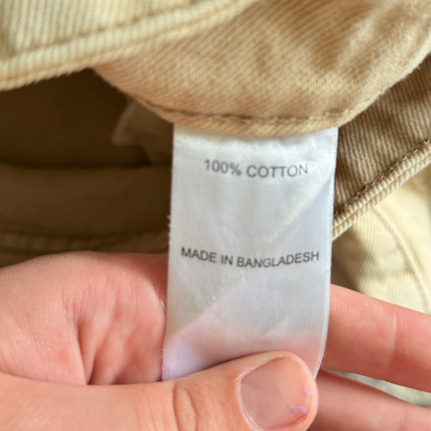 Jay Jays Riley Size 6 Beige Denim Cut-Off Shorts