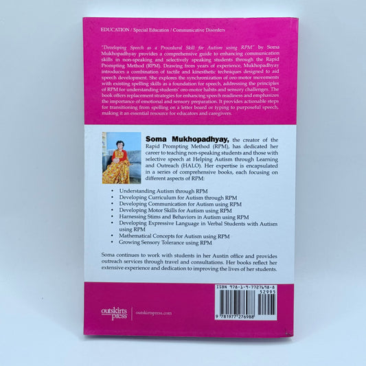 Developing Speech as a Procedural Skill for Autism by Soma Mukhopadhyay