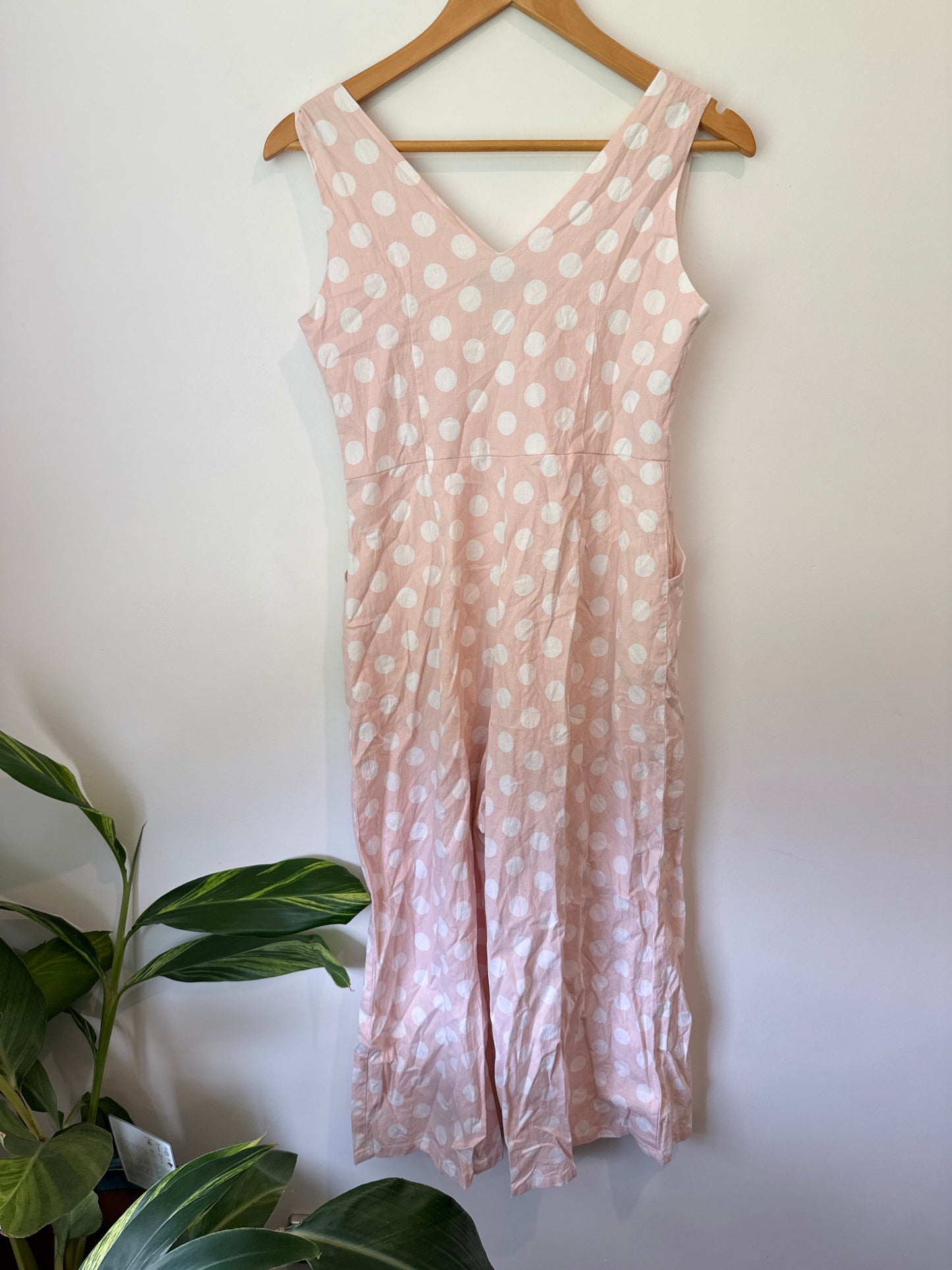 Caroline Morgan Size 10 Polka Dot Jump Suit