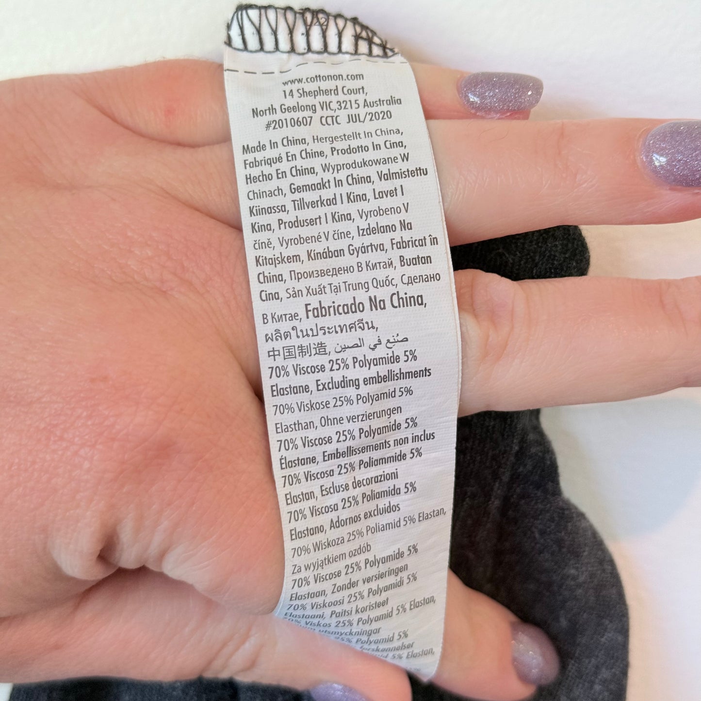 Cotton on Size L Stretch Viscose Blend Skirt