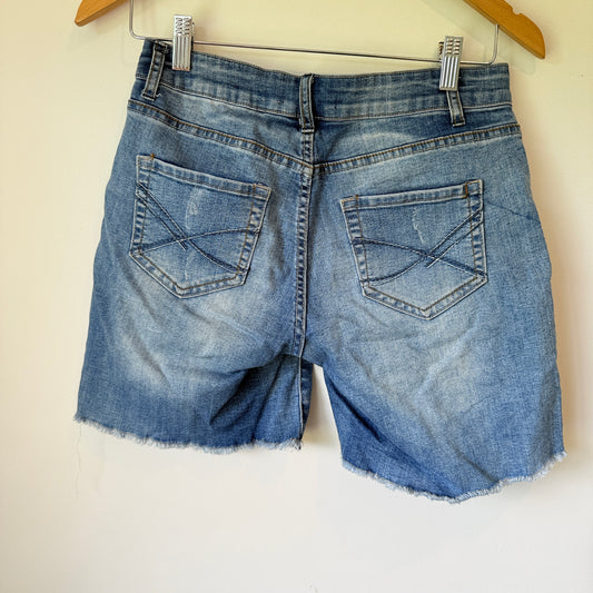 Who's Henri Size 8 Denim Cut-Off Shorts