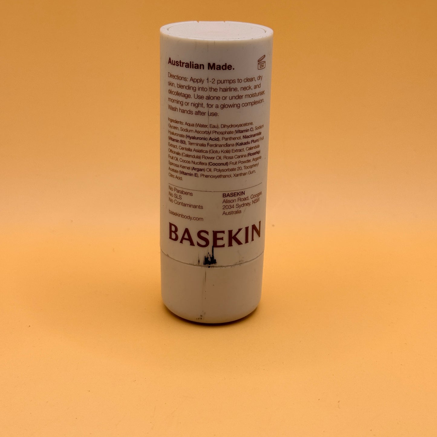BASEKIN Tan + Hydrate Face Serum 25ml