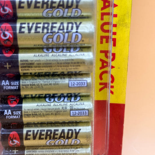 Eveready Gold AA Alkaline Batteries (20 Pack)