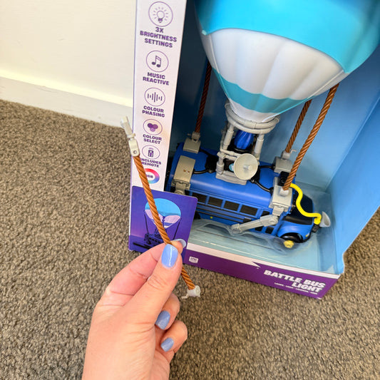 Paladone Fortnite Battle Bus Diorama Light (has damage)