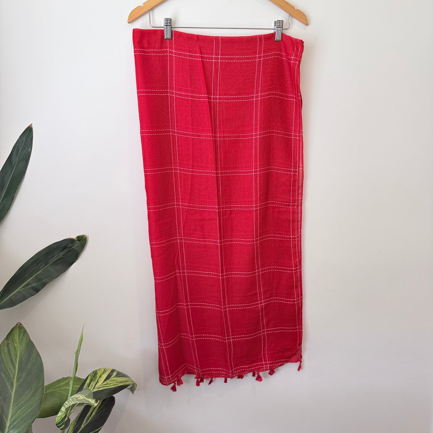 100% Pashmina Floral Ombre Scarf – Lightweight Colourful Wrap