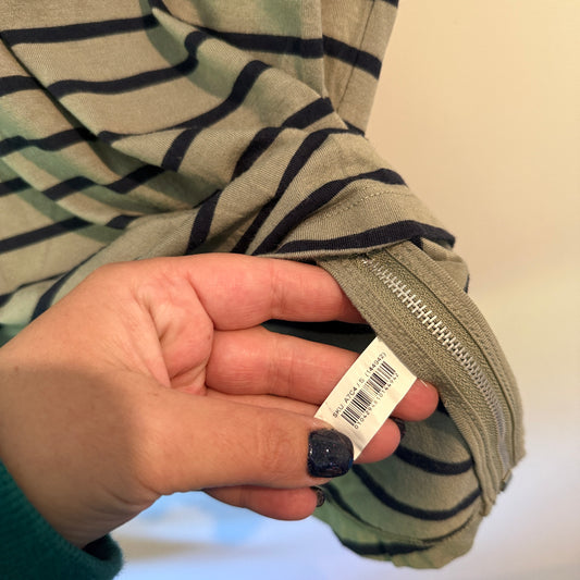 Brand Unknown U/Arm to U/Arm 46cm Striped T-Shirt