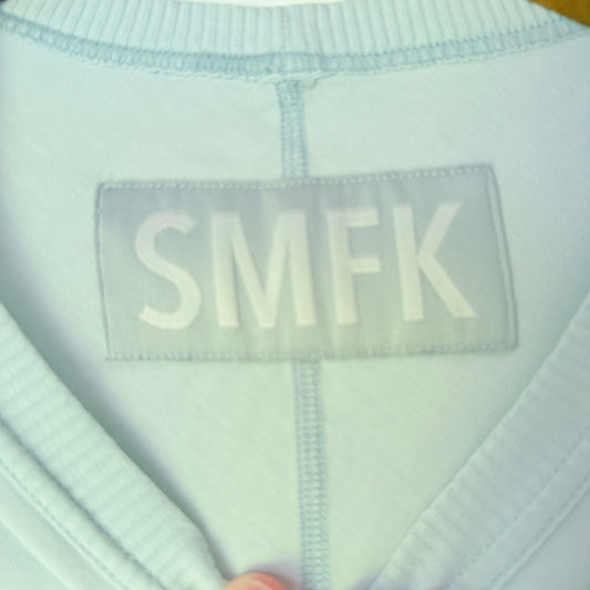 SMFK Size U/Arm 48cm Light Blue Cotton T-Shirt