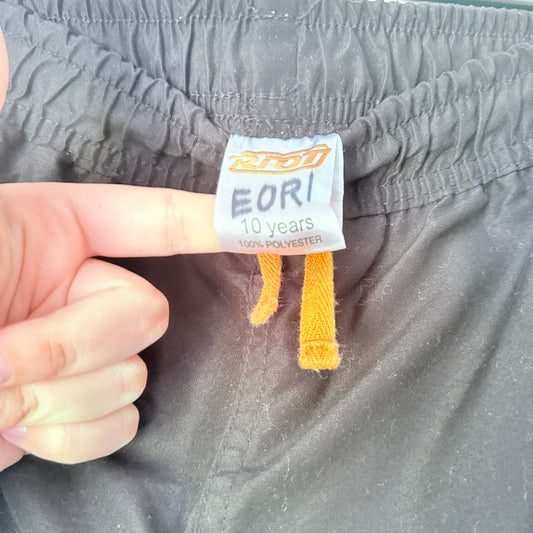 Riot Size 10y Black Track Pants