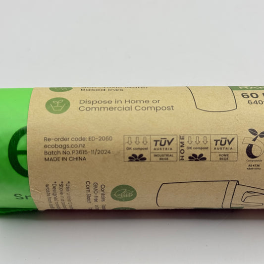 Ecopack Home Compostable Bin Liners 60L