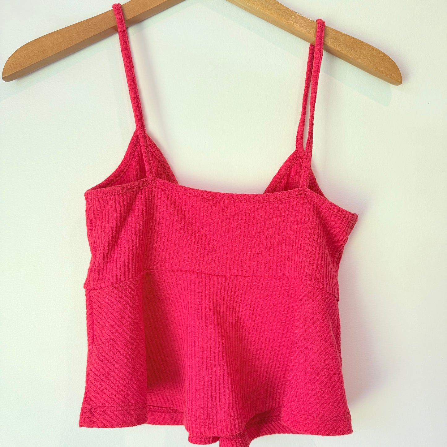 Cotton On Size XS Hot Pink Textured Cami Top