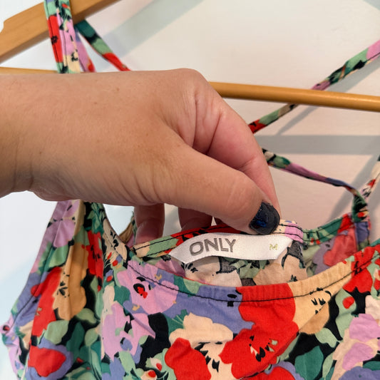 Only Size M Floral Print Cami Dress
