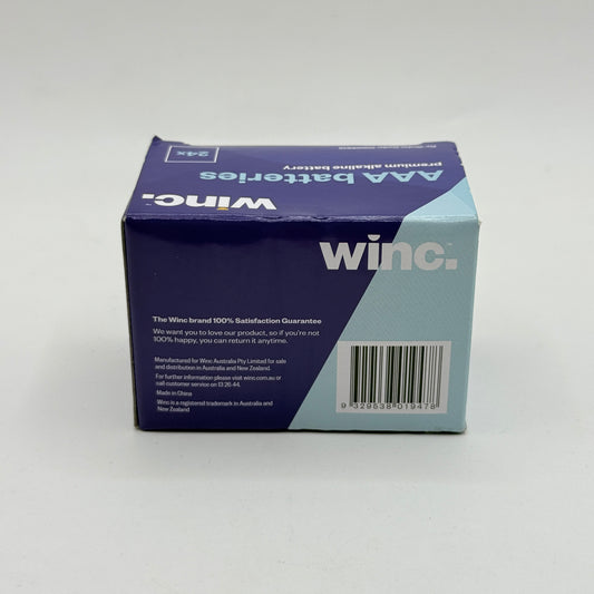Winc AAA Premium Alkaline Batteries – 24 Pack