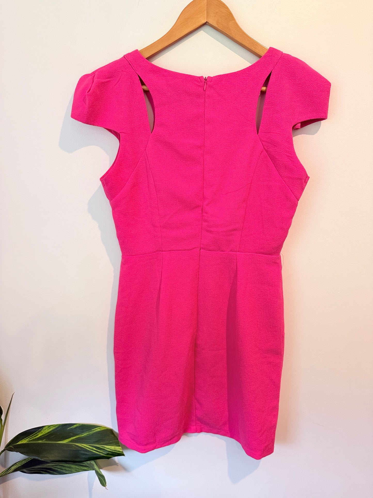 Paper Scissors Pink Cut-Out Bodycon Dress - Size 10