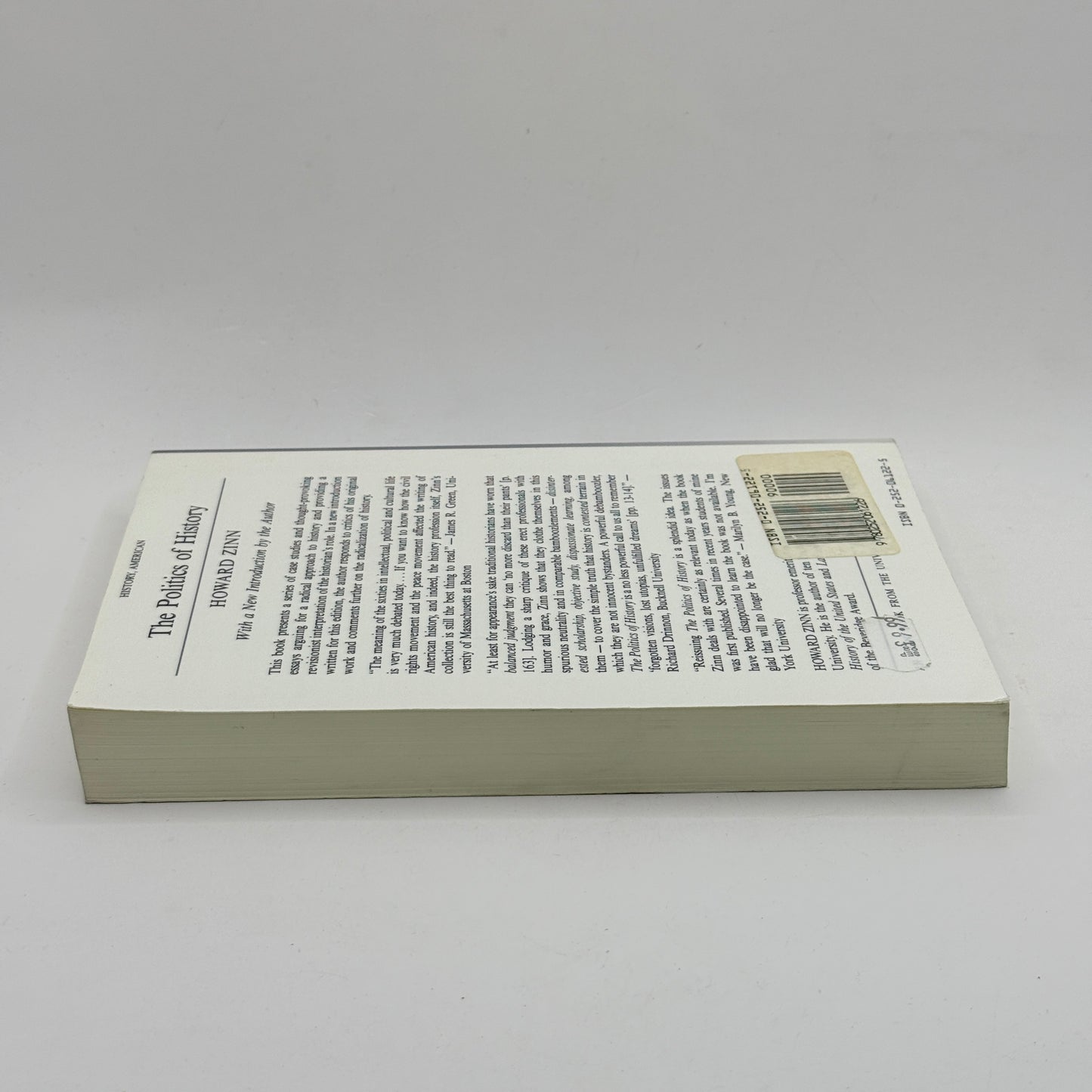 The Politics of History by Howard Zinn