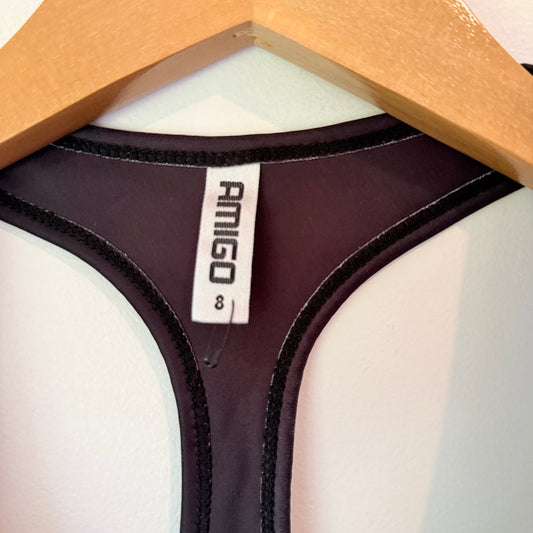 Amigo Athletica Sports Bra Black Size 8
