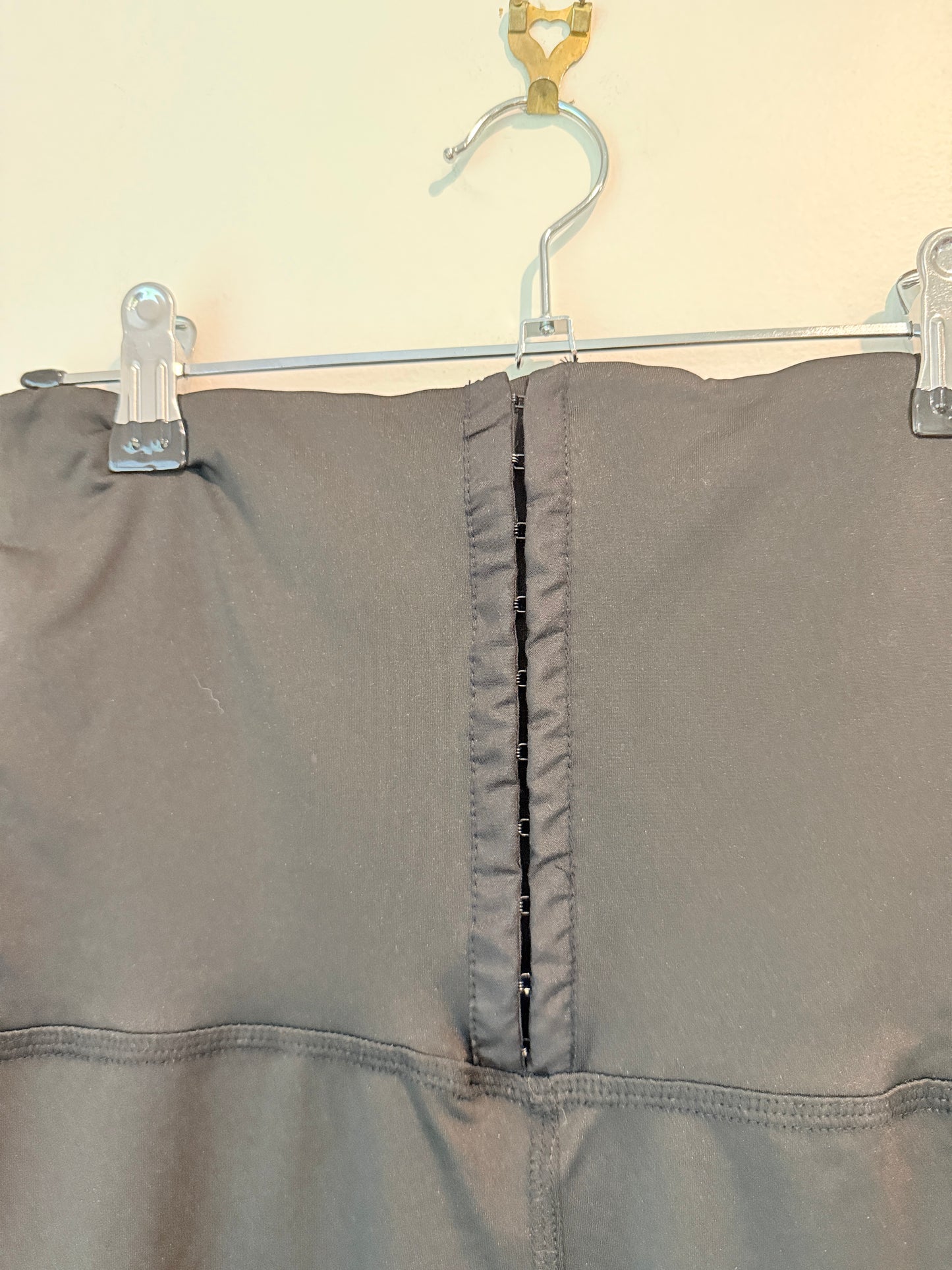 Shein High Waist Tummy Trimmer Leggings Black - Size S