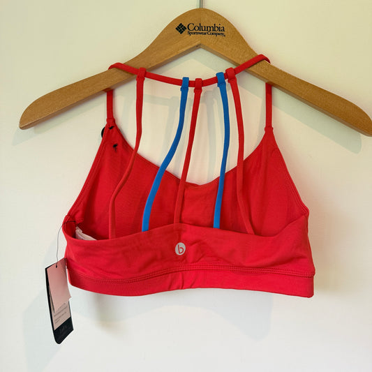Cotton On Body Essential Strappy Sports Crop Paprika Red Size S