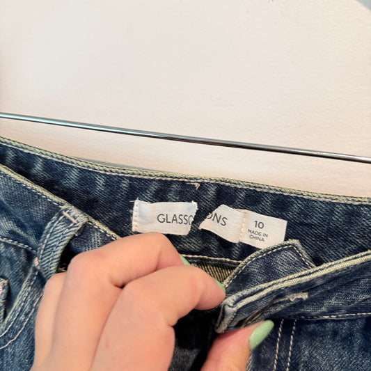 Glassons Denim Midi Skirt – Size 10