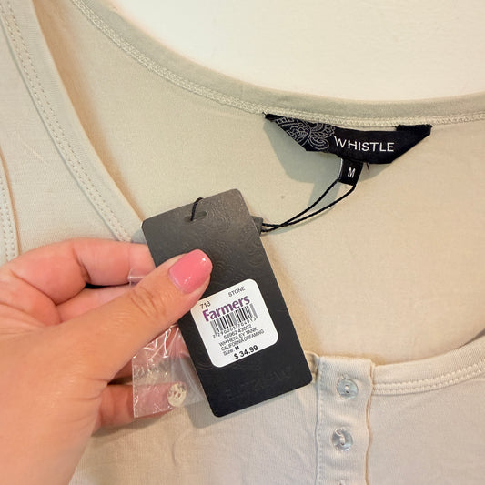 Whistle Stone Henley Tank Top