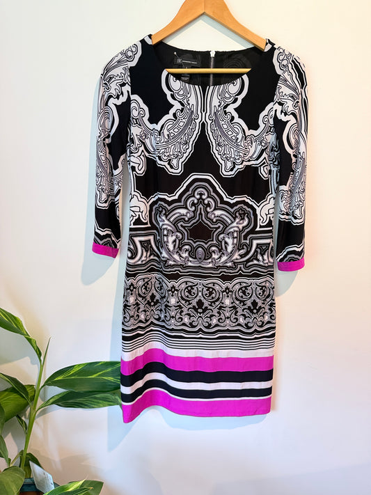 International Concepts Size S Paisley Print Dress