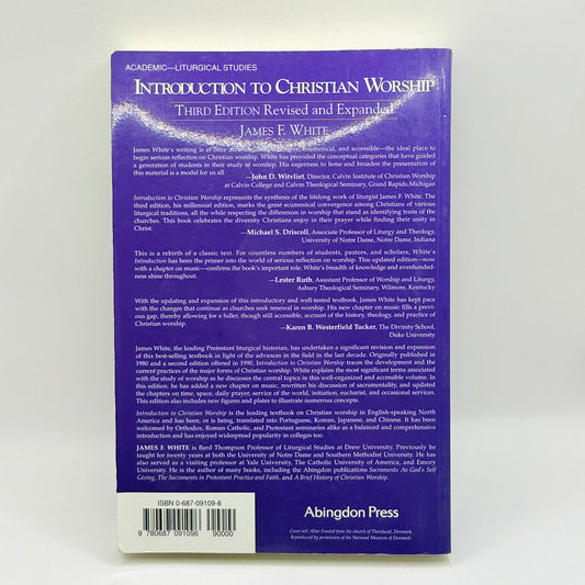 Introduction to Christian Worship by James F. White