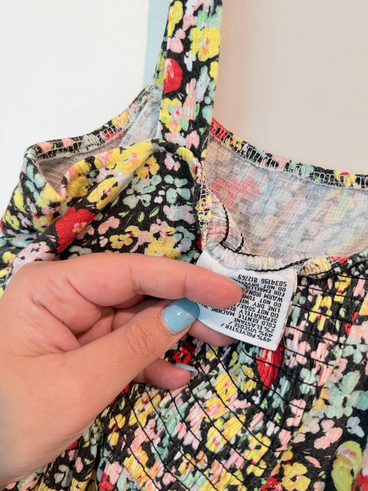 Miss Mango Girls Size 10 Floral Print Jumpsuit