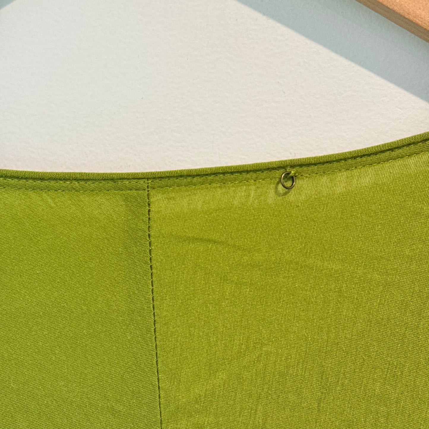 S S Collection Chartreuse Mini Dress Ruched Back Size S