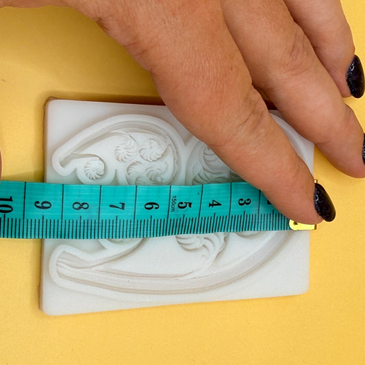 Silicone Resin Mold Fern Pattern Decorative Casting Mold