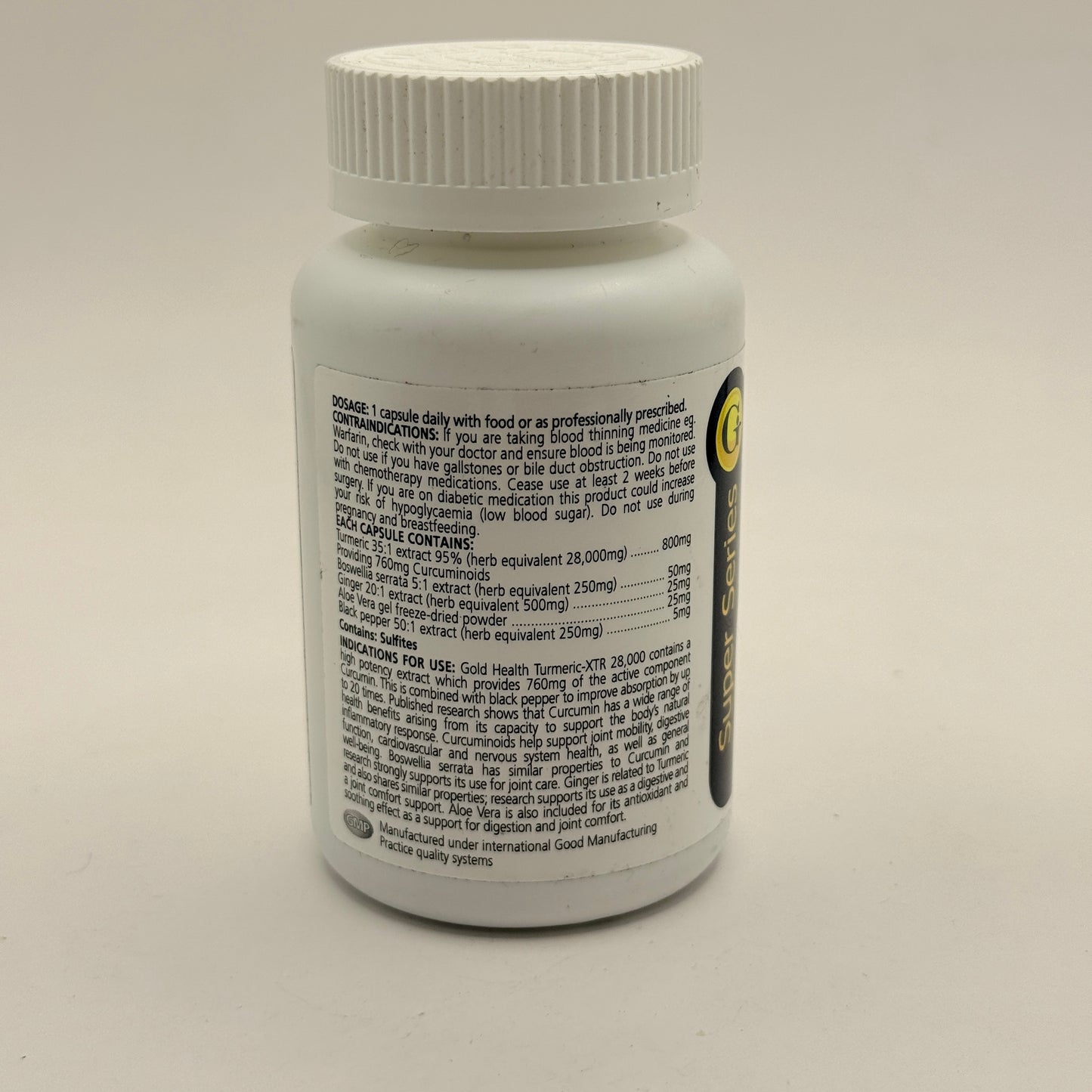 Gold Health Turmeric-XTR 28,000 – 60 Tablets