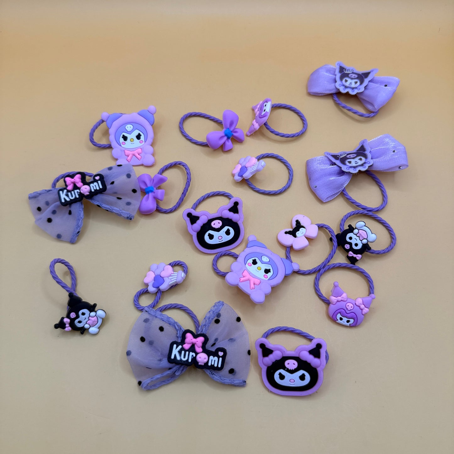 Kuromi Hair Accessories Set