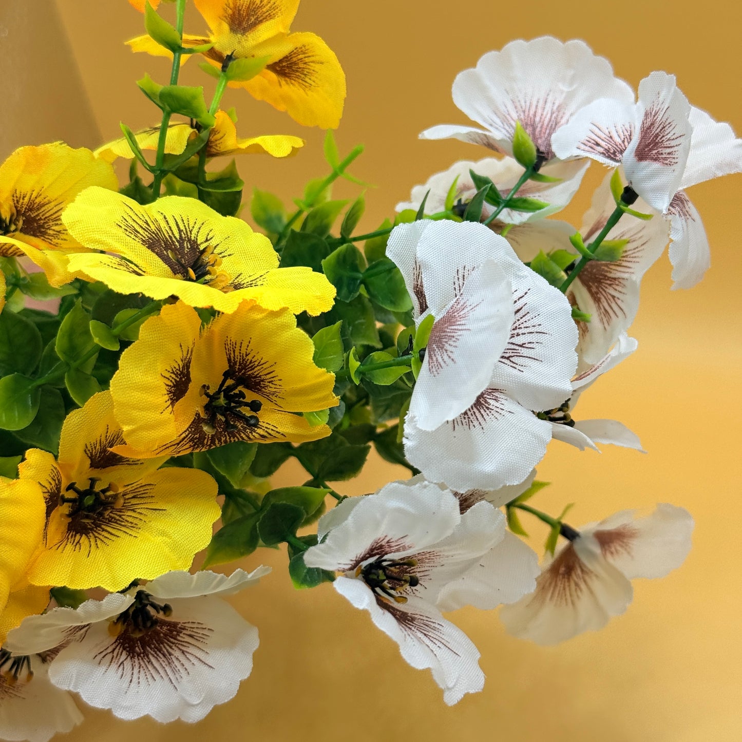 Artificial Pansy Flower Bouquet