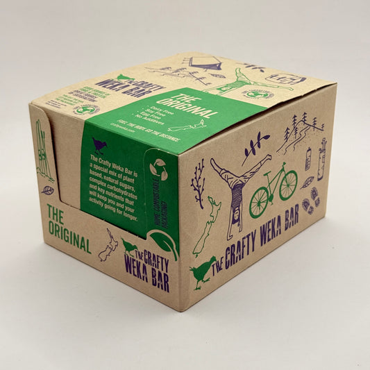 The Crafty Weka Bar – Original Flavour (Box of 12 x 75g Bars)