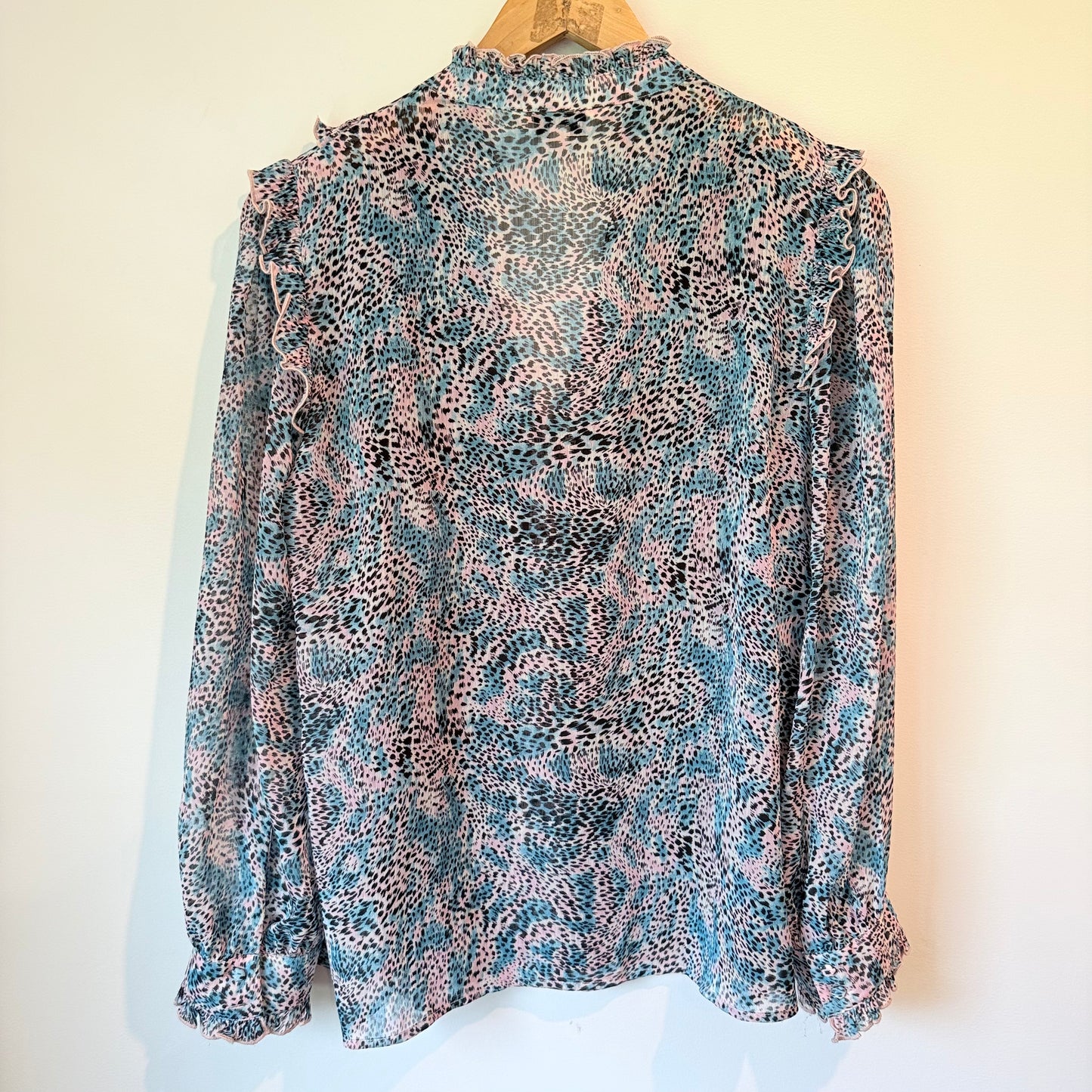 Love & Roses Size 12 Ruffle Blouse