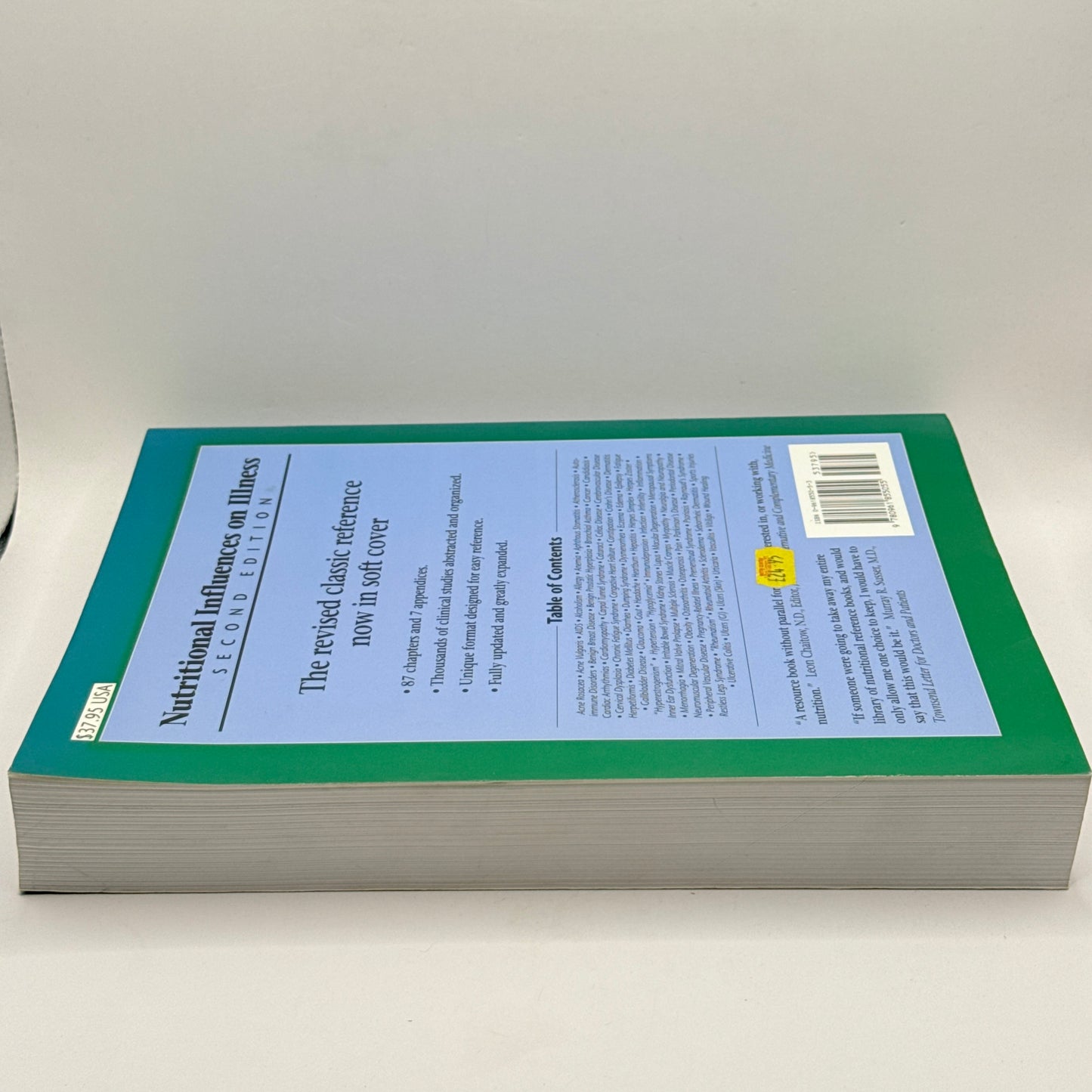 Nutritional Influences on Illness by Melvyn R. Werbach, M.D.