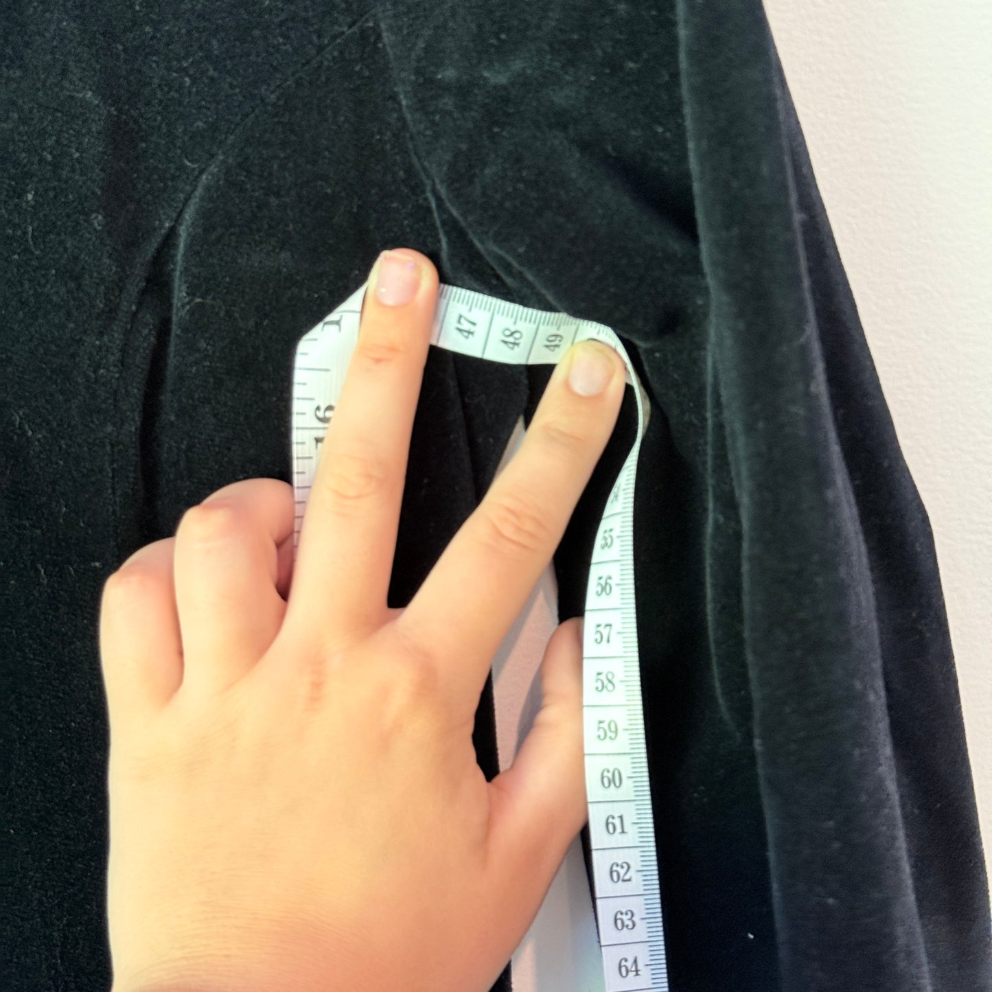 Severine Peraudin Size U/Arm 48cm Black Corduroy Jacket