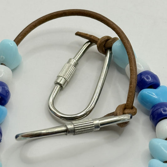 Custom Beaded Name Keychain – “SKYE”