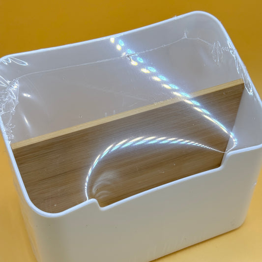 Modern Desk Organizer with Bamboo Divider