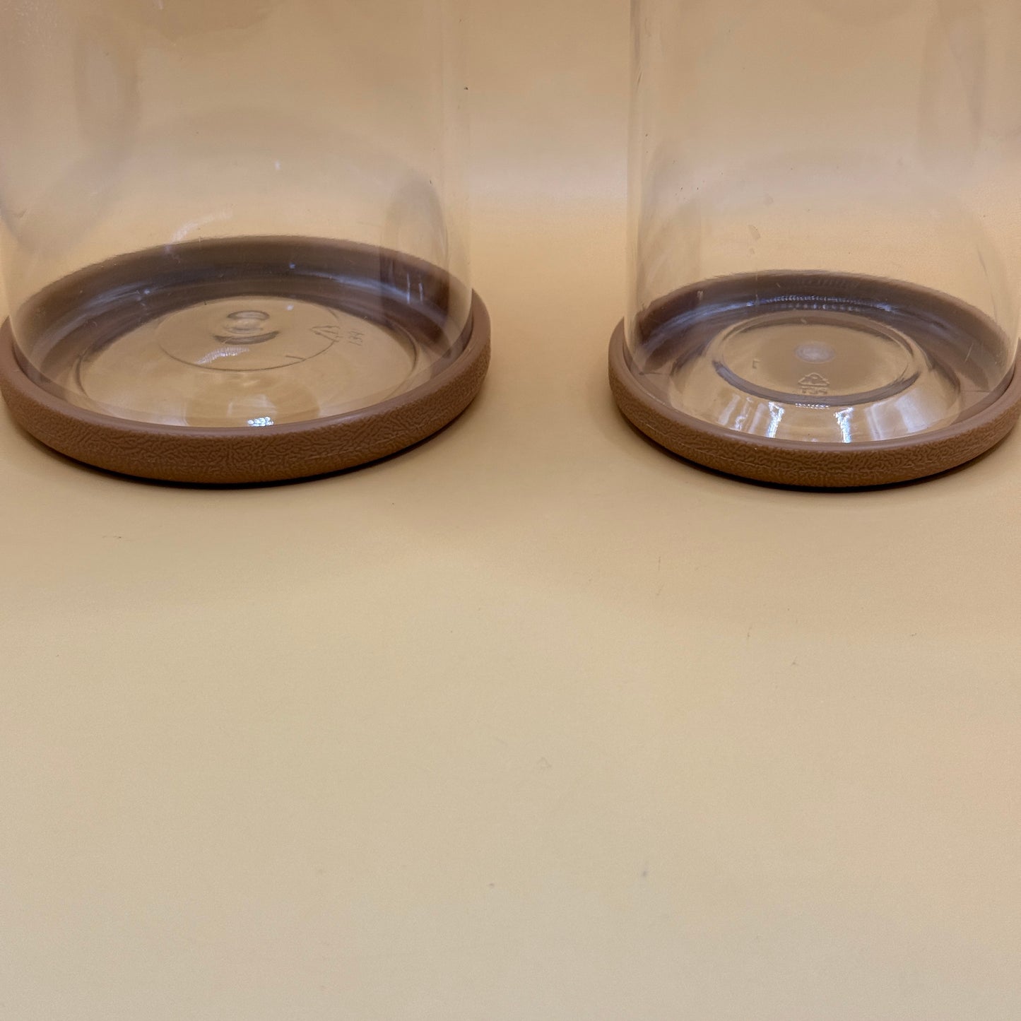 Small Vases Set Clear Minimalist Design