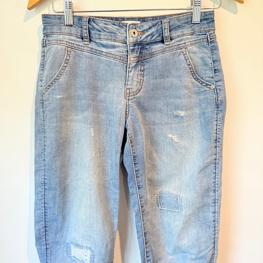 Just Jeans Size 6 Amaze Knit Denim Mid Rise Jeans