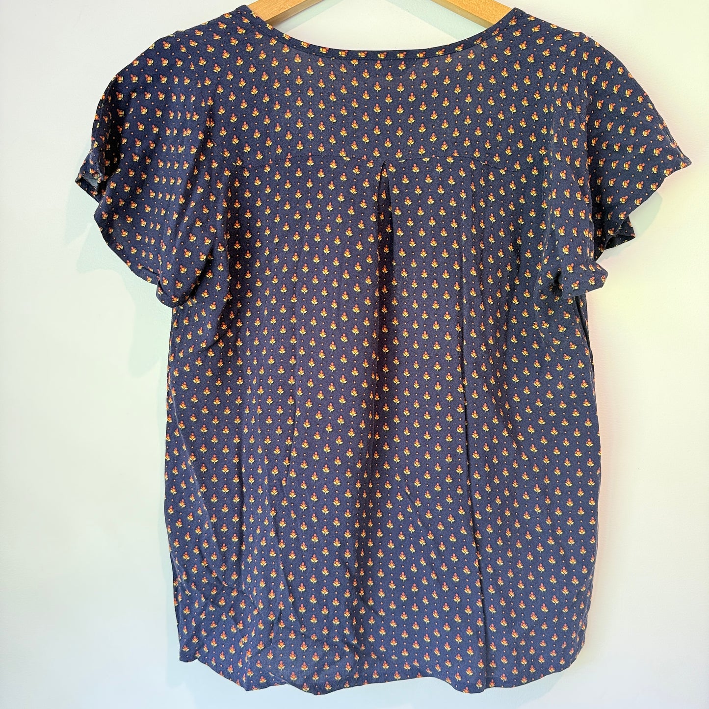 Spirit Size 10 Dark Blue Women's Blouse