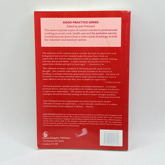 Good Practice in Supervision edited by Jacki Pritchard